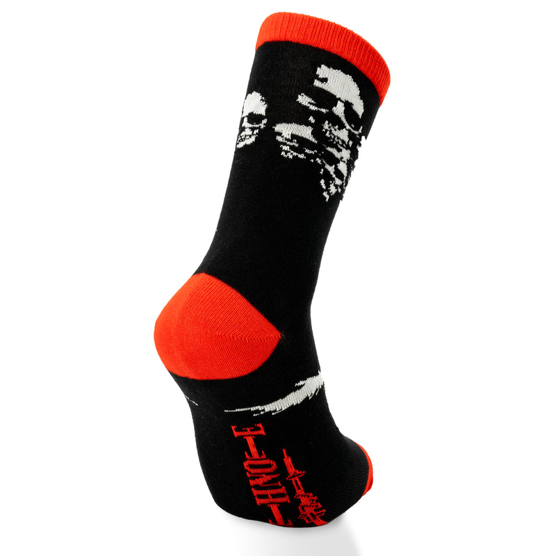 ABYstyle Death Note Ryuk Socks Black and Red One Size One Pair Polyester