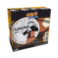 ABYstyle Naruto Shippuden Naruto Sasuke Kakashi Sakura Character Set of 4 Plates