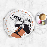 ABYstyle Naruto Shippuden Naruto Sasuke Kakashi Sakura Character Set of 4 Plates