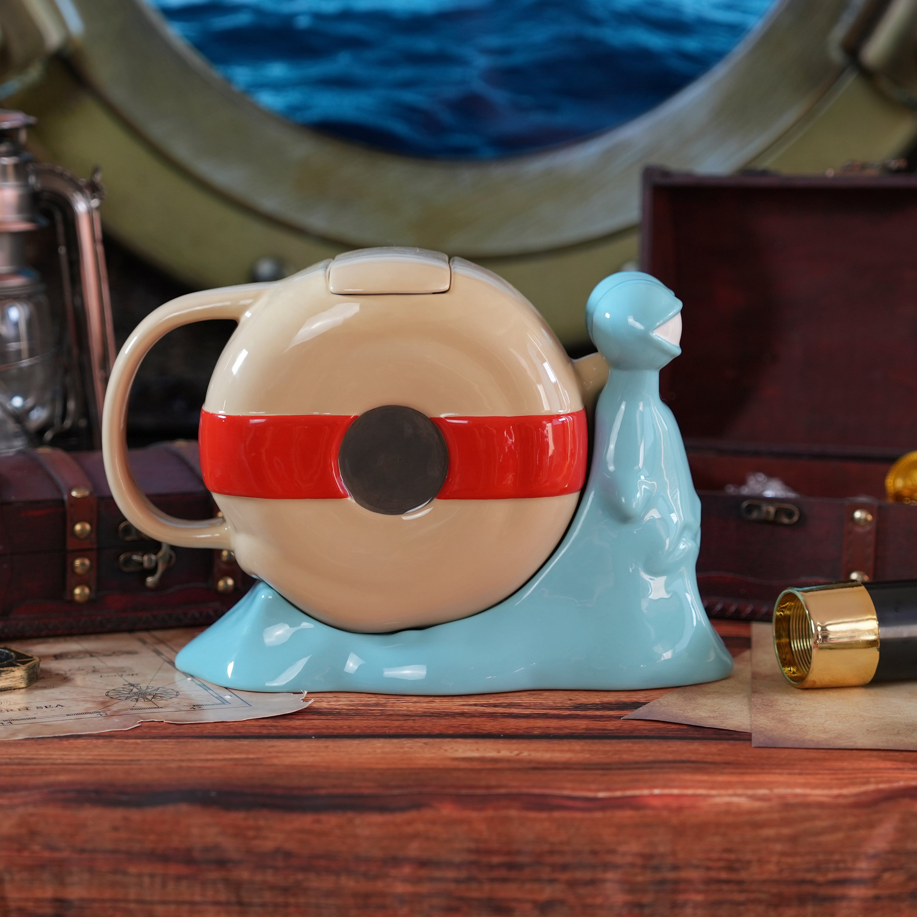 ABYstyle One Piece Den Den Mushi Teapot Tea Drinkware Home Decor