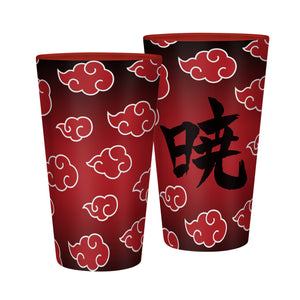 ABYstyle Naruto Shippuden Akatsuki Printed XXL Glass 16 Fl Oz