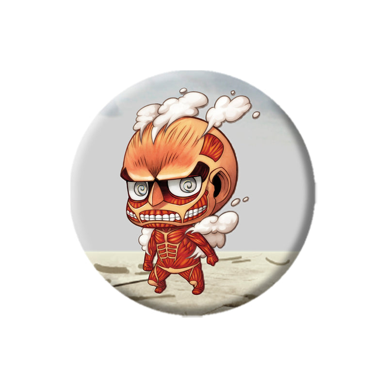 Attack on Titan Chibi Badge Pack 6 Pcs