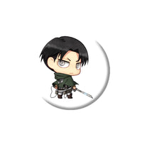 Attack on Titan Chibi Badge Pack 6 Pcs