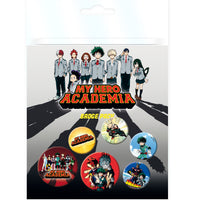 ABYstyle My Hero Academia Mix Badge Pack with 6 Badges