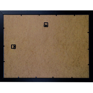GB eye 16.5x23 MDF Frame A2, FSC Black Wood Poster Frame, scratch proof glazing, Horizontal and Vertical