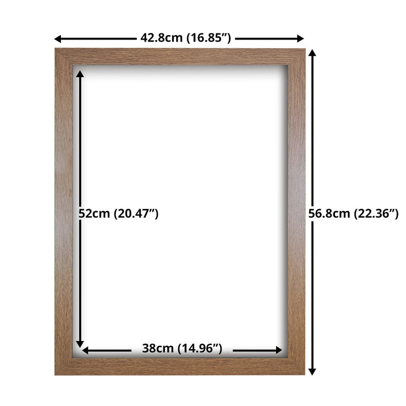 GB Eye Oak Wooden Picture Poster Frame 20.5" x 15" Vertical and Horizontal