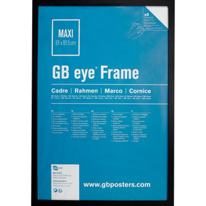 GB eye Black Wooden Picture Blank Frame 24" x 36"