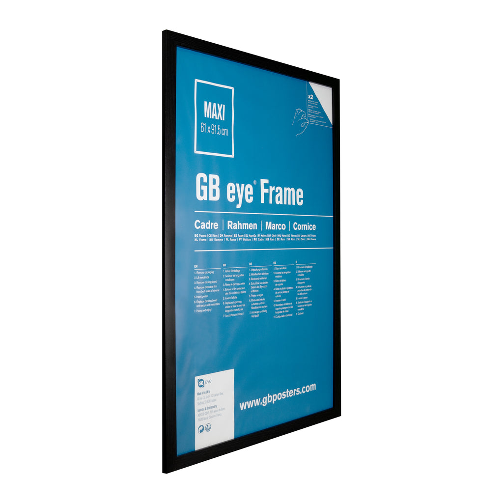 GB eye Black Wooden Picture Blank Frame 24" x 36"