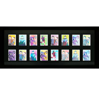 GB Eye 16 Position Trading Cards Collector Black Wooden Blank Frame 30.5 x 76.2 cm