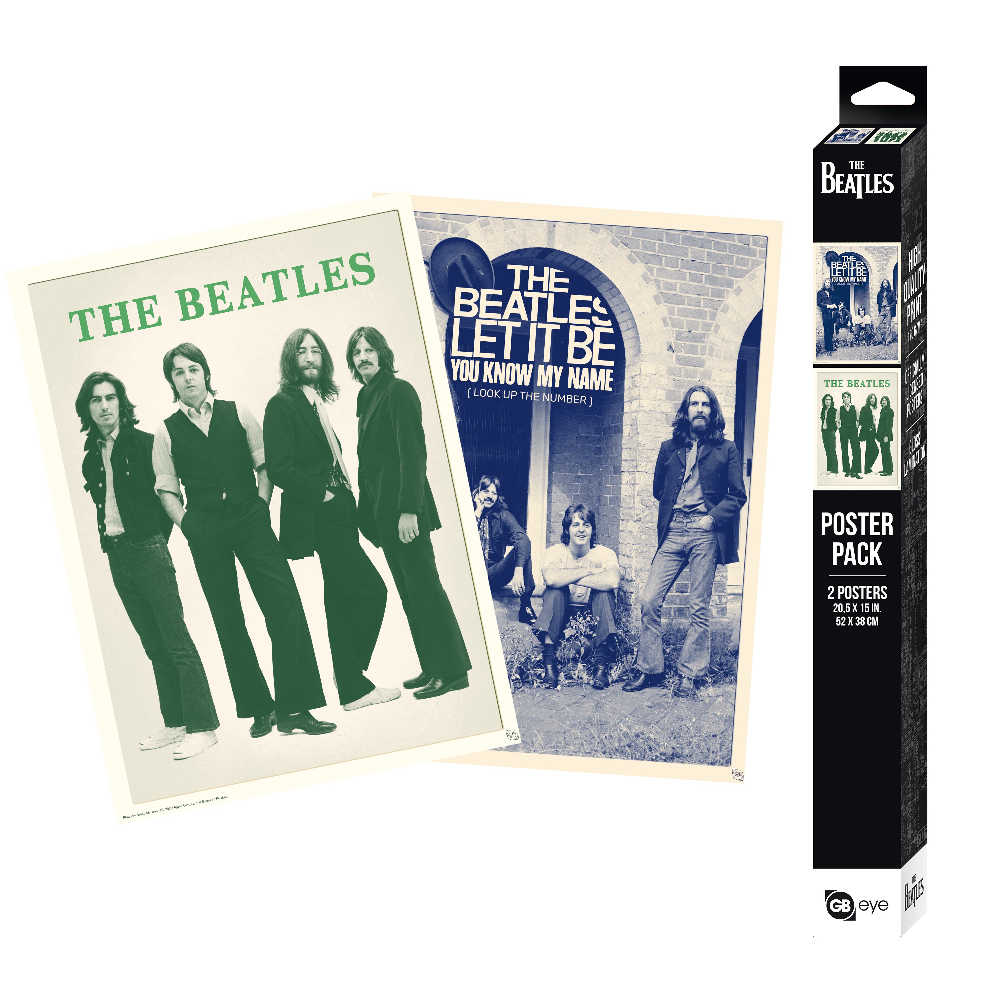 贈る結婚祝い Eye Gb The 15 Poster Unframed 2 Set Poster Boxed Beatles コレクション