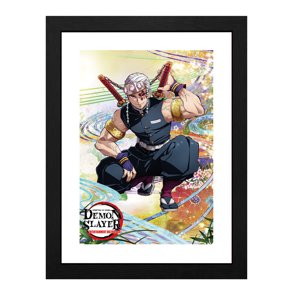 GB Eye Demon Slayer Tengen Framed Print 30x40 cm