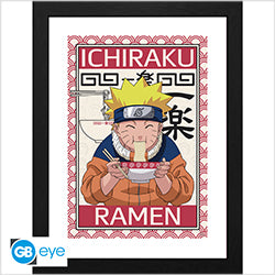 GB Eye Naruto Shippuden Ichiraku Ramen Framed Print 12"x16"