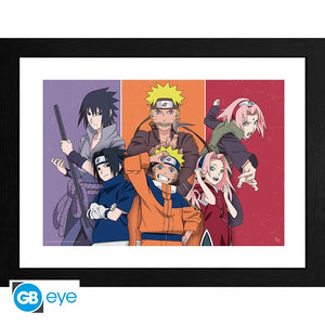 ABYstyle GB Eye Naruto Shippuden Adults and Children Framed Print 16 x 12