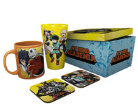 GB Eye My Hero Academia Gift Set with 1 Glass, 1 Ceramic Mug and 2 Coaster