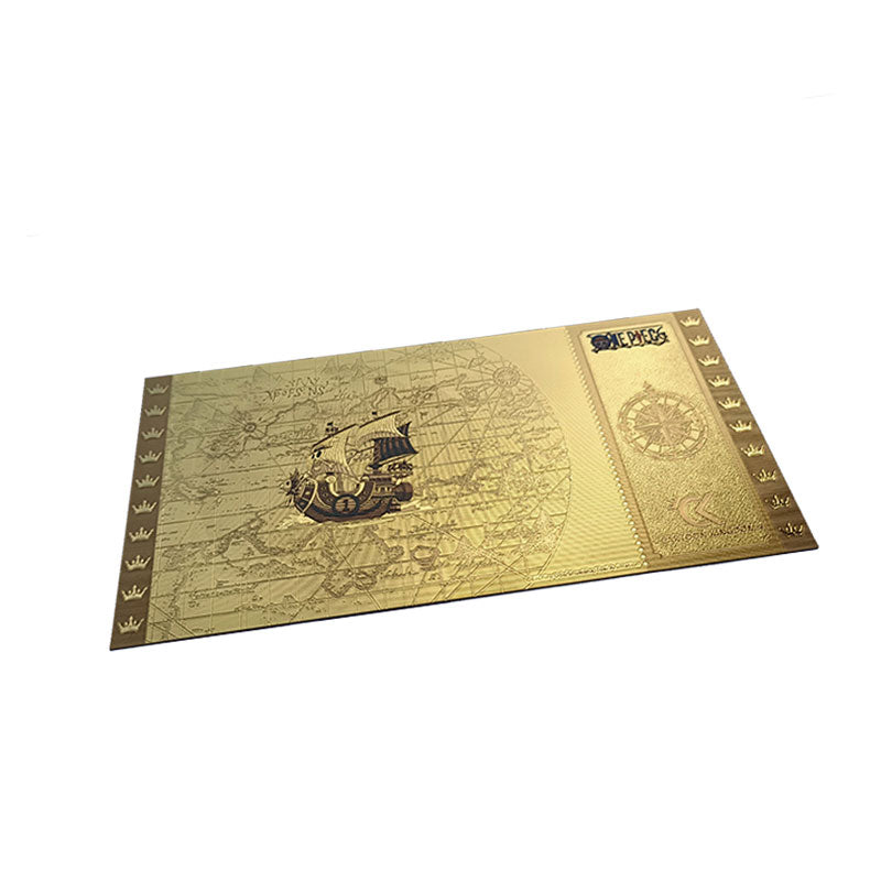 ABYstyle Cartoon Kingdom One Piece Monkey D Luffy Golden Ticket