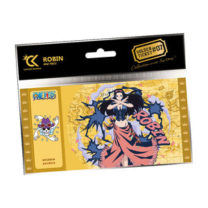 ABYstyle Cartoon Kingdom One Piece Nico Robin Golden Ticket