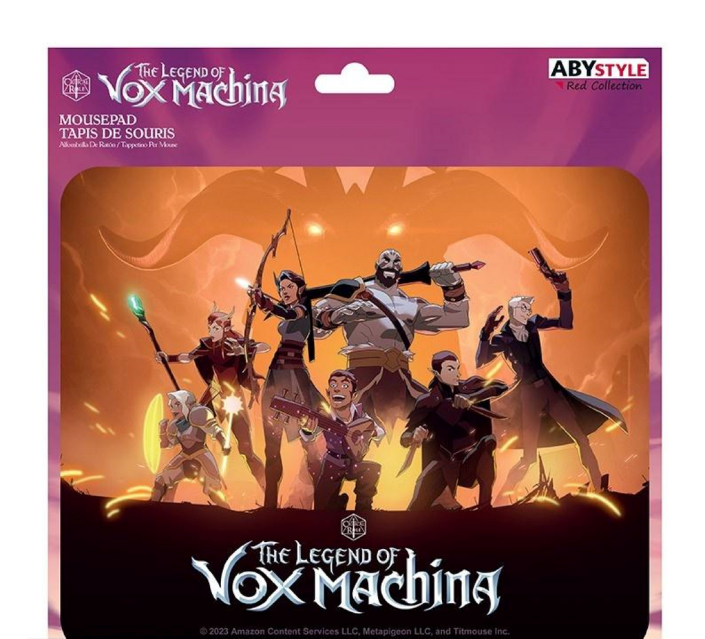 ABYstyle The Legend of Vox Machina Group Flexible Mousepad 9.25" x 7.7"