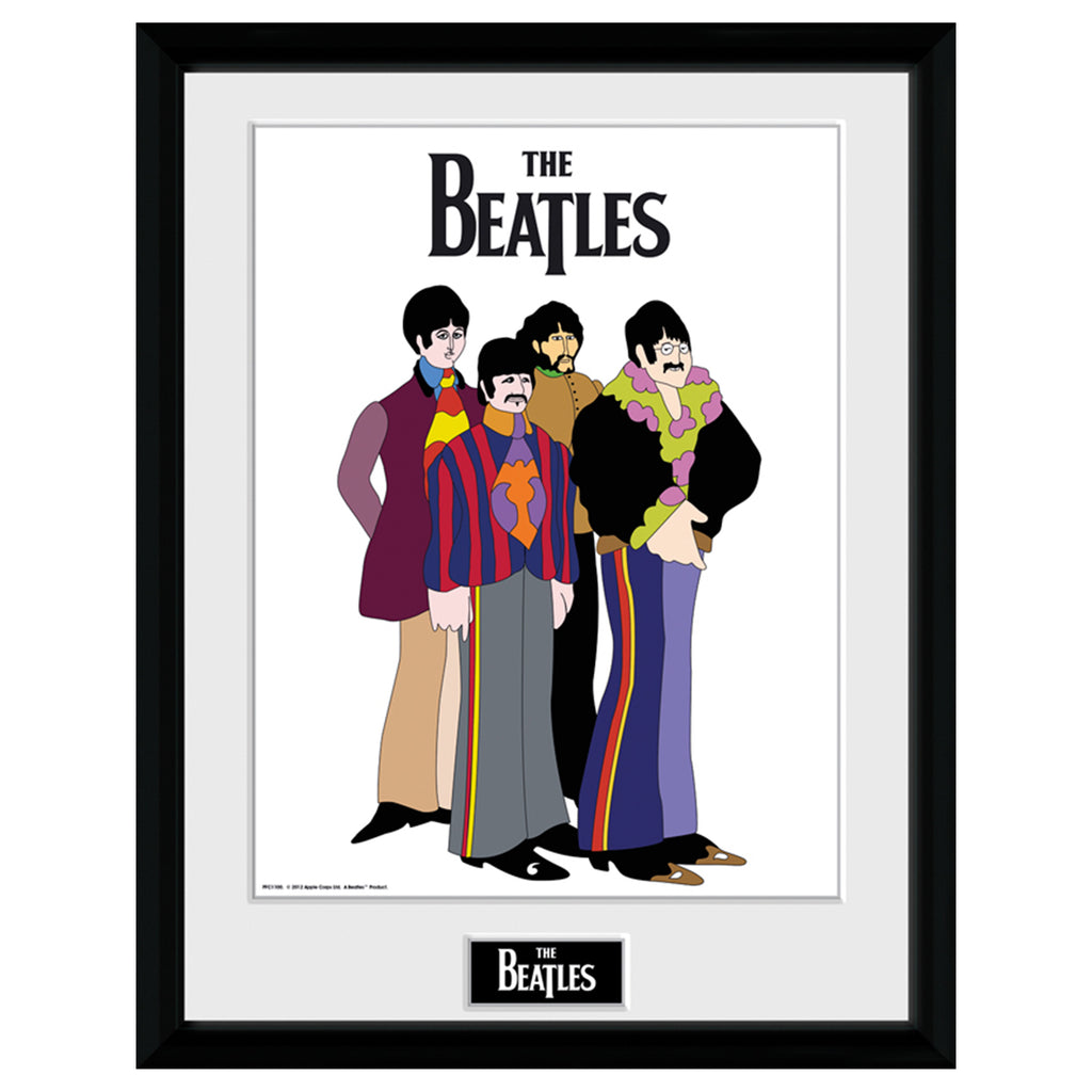 GB Eye The Beatles Yellow Submarine Group Framed Poster 12"x16"