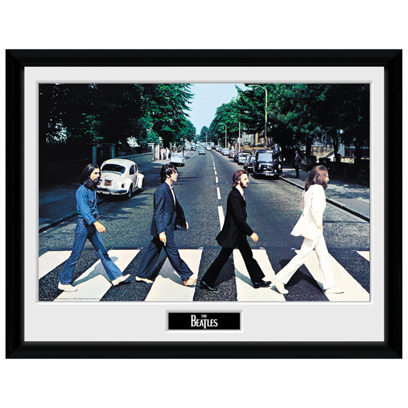 GB Eye The Beatles Abbey Road Album Cover Framed Poster 12"x16"