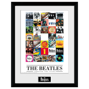GB Eye The Beatles Through the Years Framed Poster 12"x16"