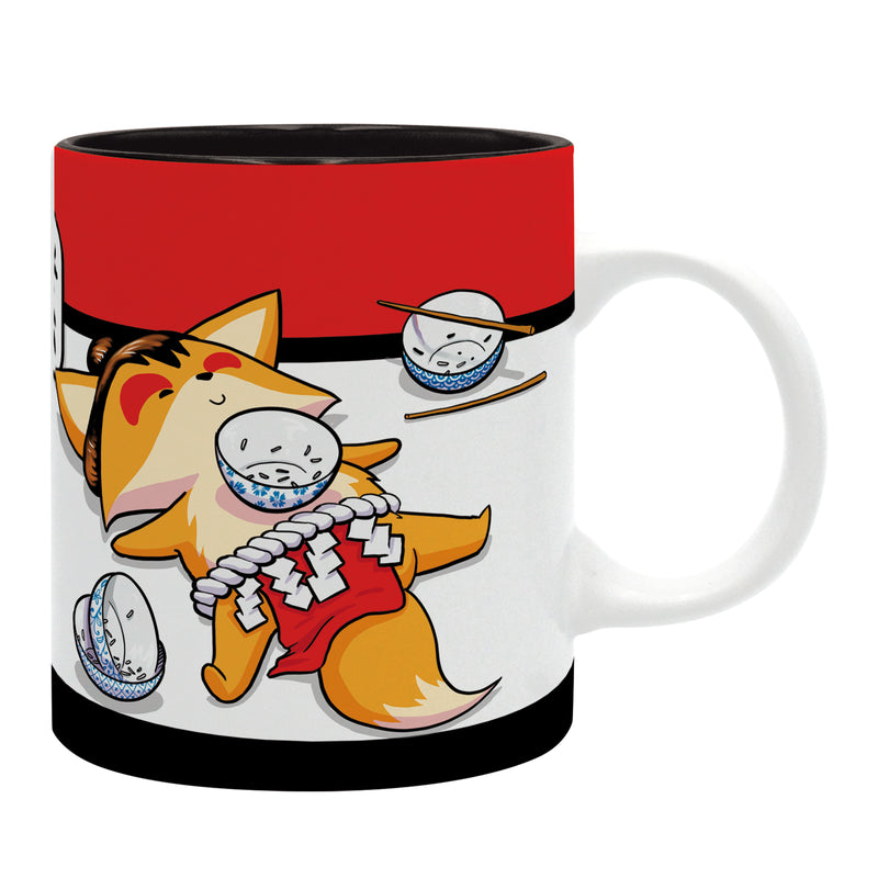 The Good Gift Japanese Fox Kitsune Asian Art Ceramic Coffee Tea Mug 11 Oz.