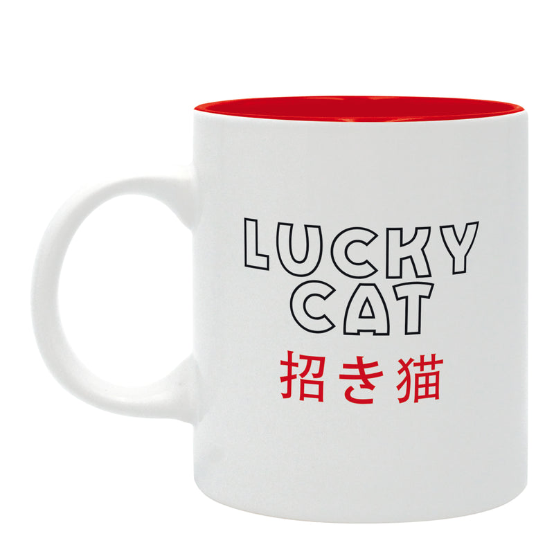 The Good Gift Lucky Cat Asian Art Collection Mug 11 Fl Oz