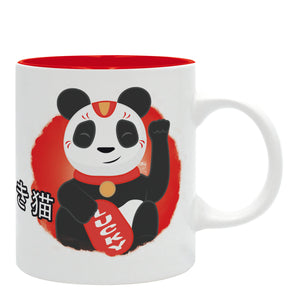 The Good Gift Lucky Panda Asian Art Ceramic Coffee Mug 11 Oz.