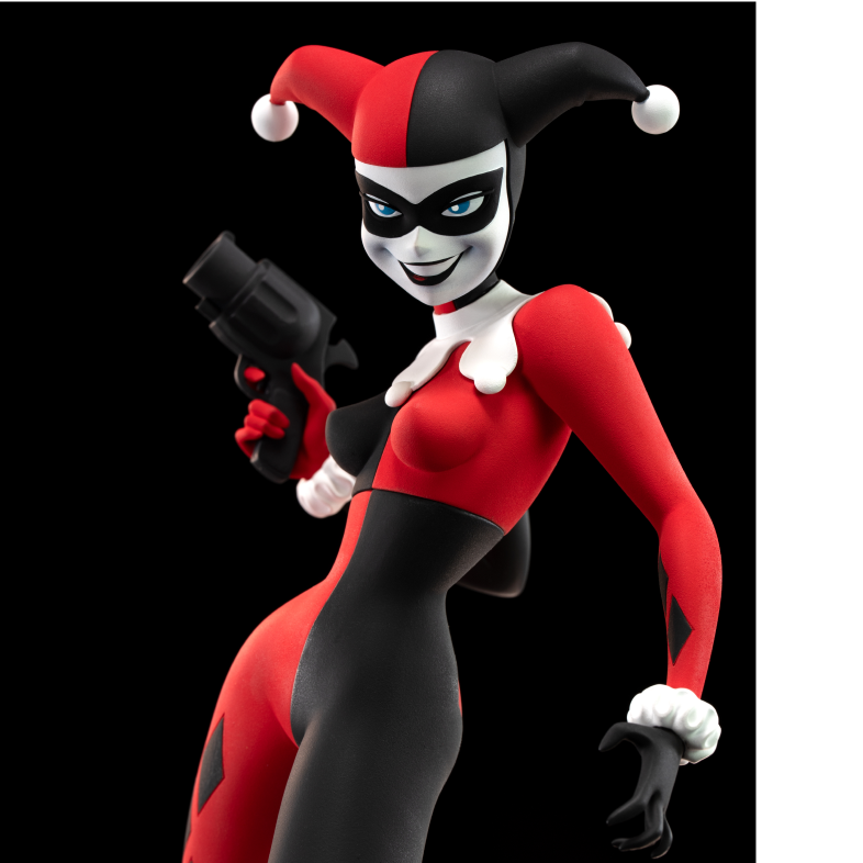 Harley Quinn pose and personality
