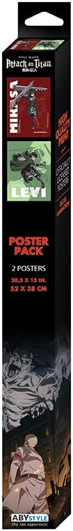 Attack on Titan Unframed Boxed Poster Set