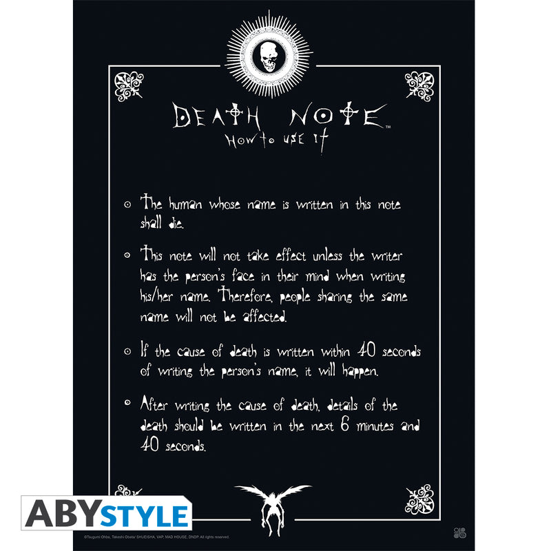 Death Note - Rules Mini Poster
