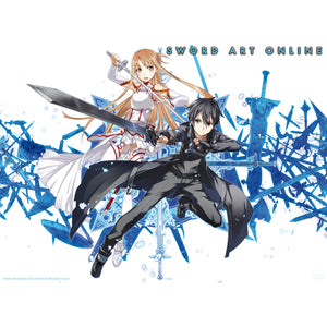 Sword Art Online - Kirito and Asuna Blades Mini-Poster (15 x 20.5”)
