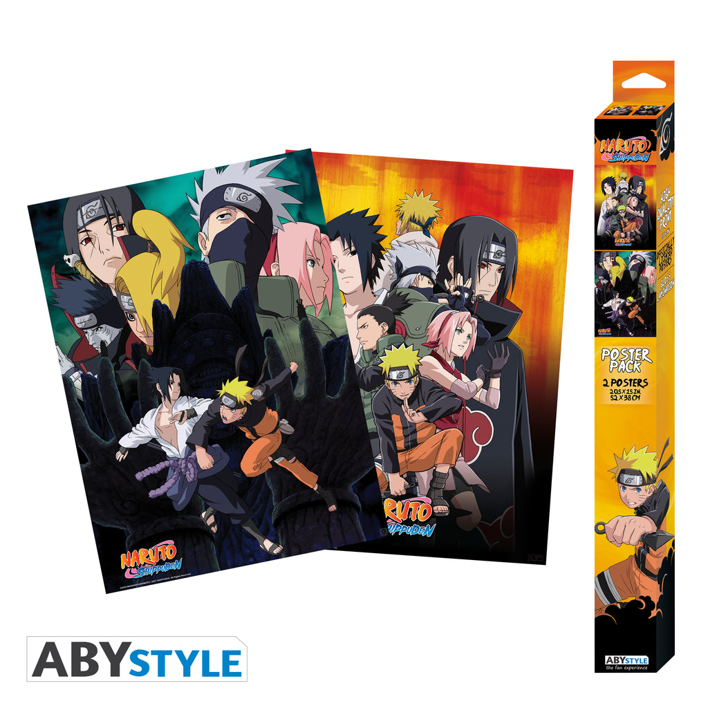 Naruto Shippuden Shinobi Boxed Poster Set