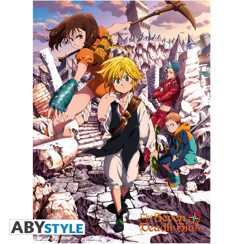 Abystyle The Seven Deadly Sins - Boxed Poster Set Abystyle The Seven Deadly Sins - Boxed Poster Set