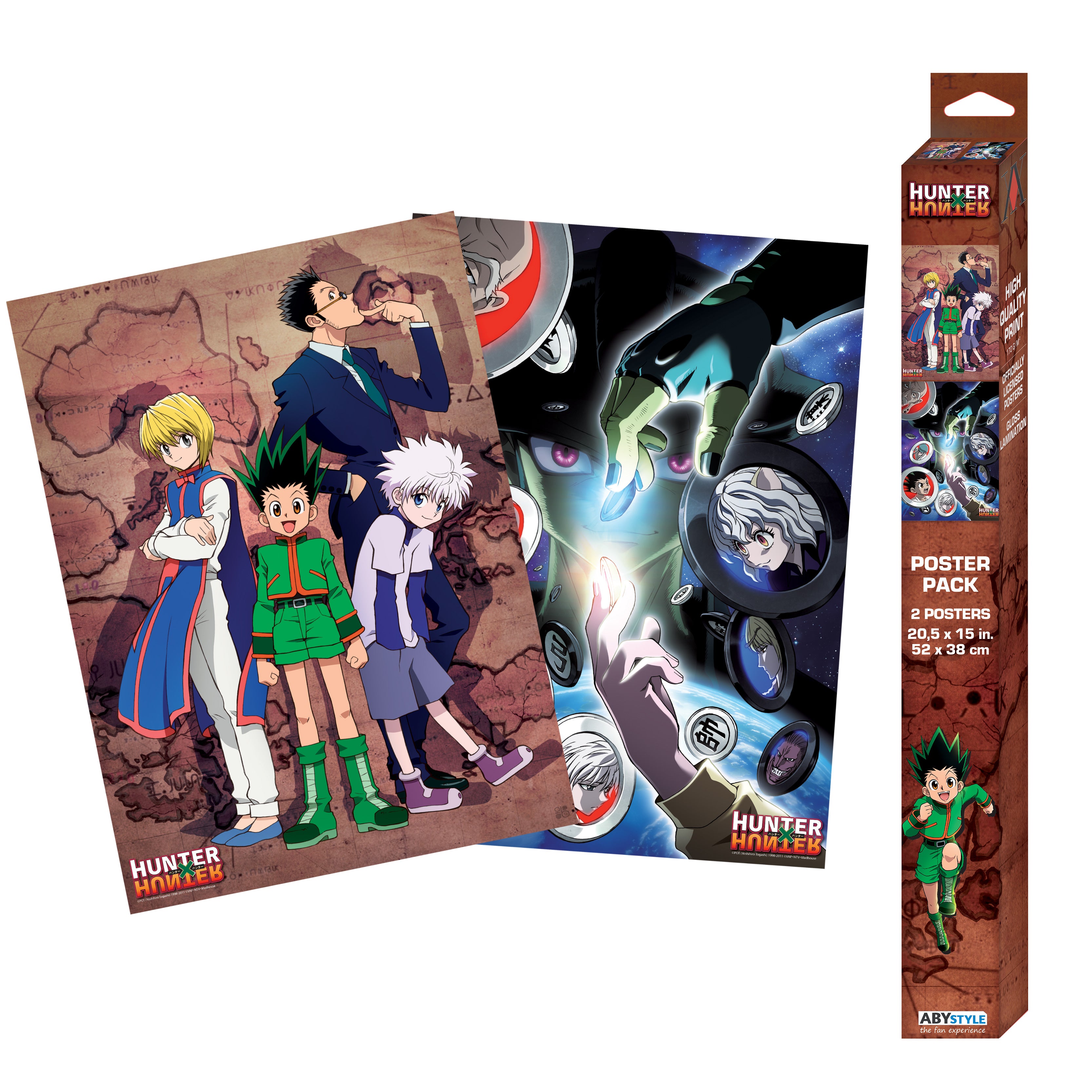 HUNTER × HUNTER ポスター＆おまけ HUNTER X HUNTER - Boxed Poster Set – ABYstyle USA