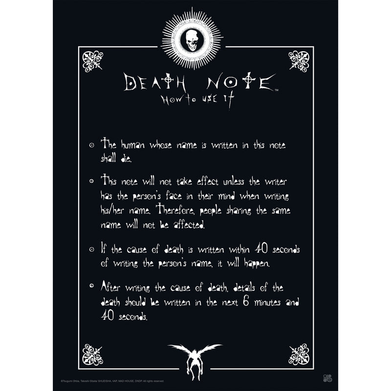 Death Note - Light & Death Note Boxed Poster Set