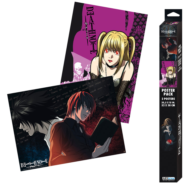 Death Note - L vs Light & Misa Boxed Poster Set