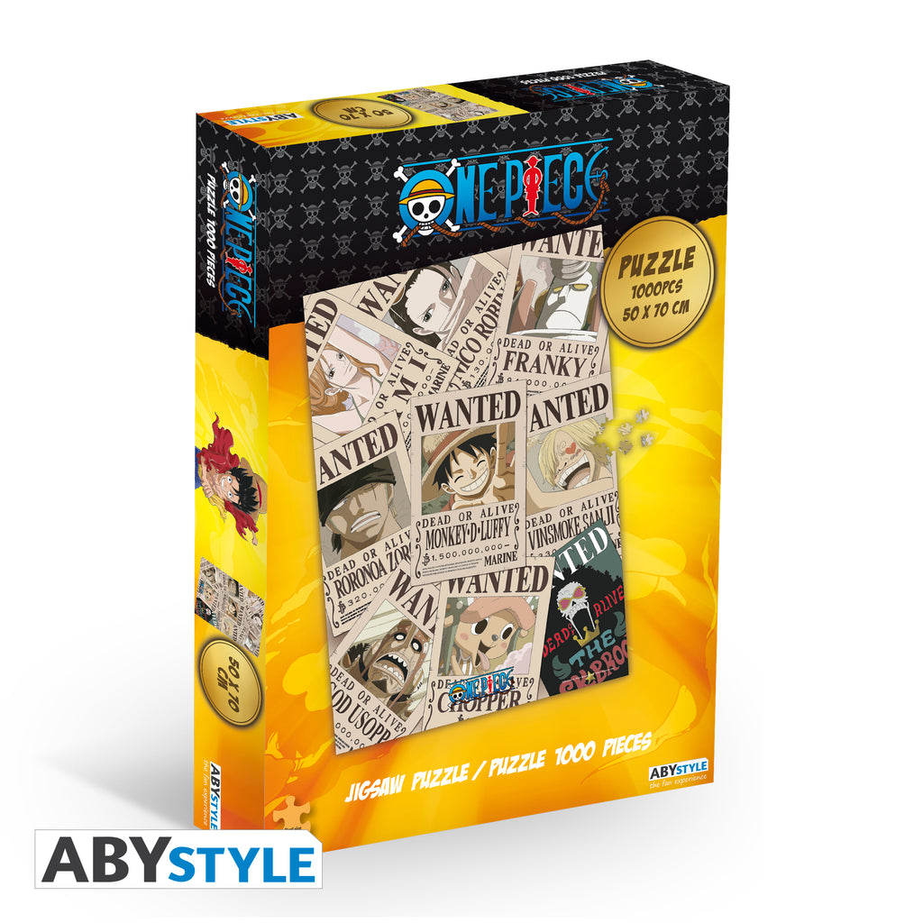 One Piece Wanted Poster Jigsaw Puzzle 1000 Pcs