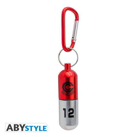 Dragon Ball Z - Red Capsule Corp. Keychain – ABYstyle USA