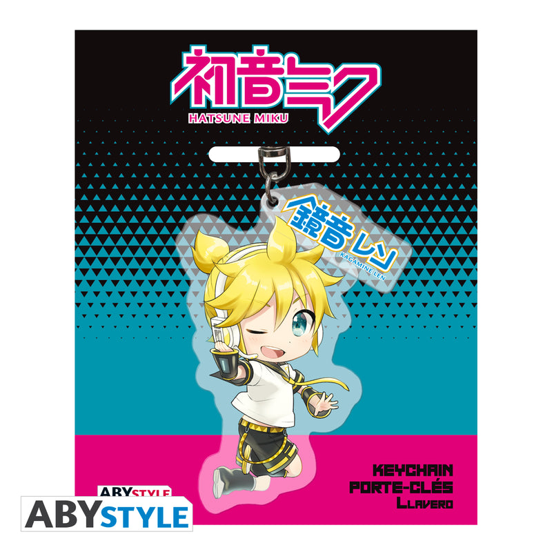 Hatsune Miku - Kagamine Len Keychain with Charm