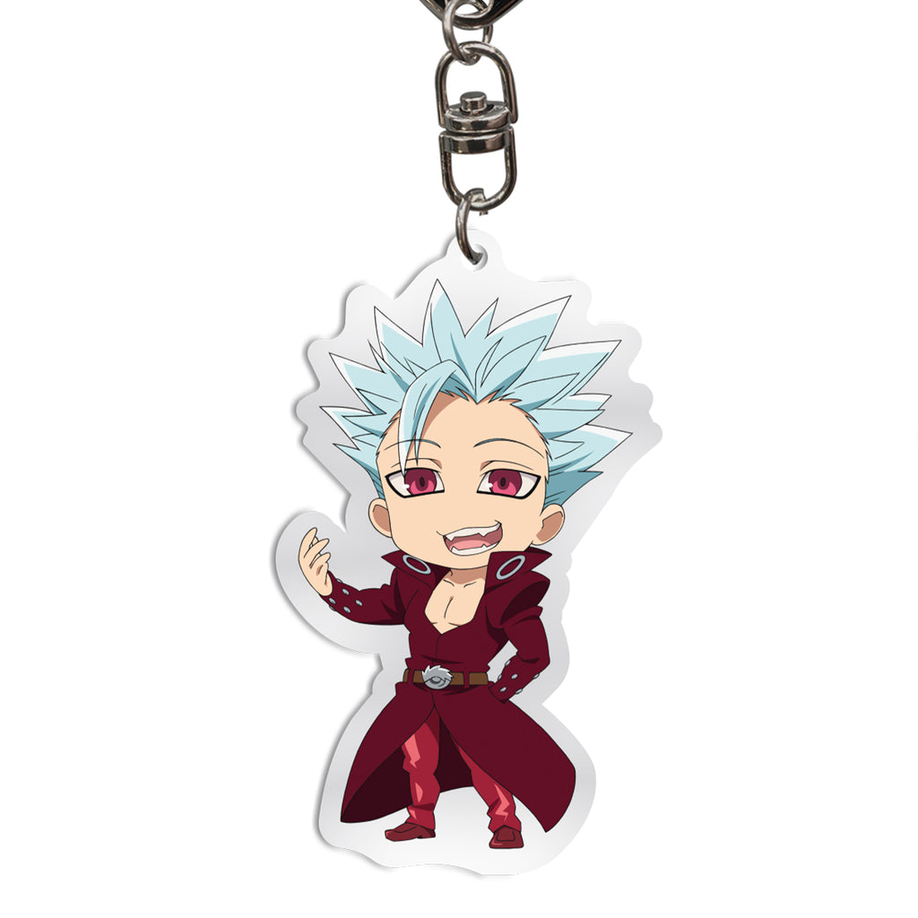 The Seven Deadly Sins Ban Acrylic Keychain