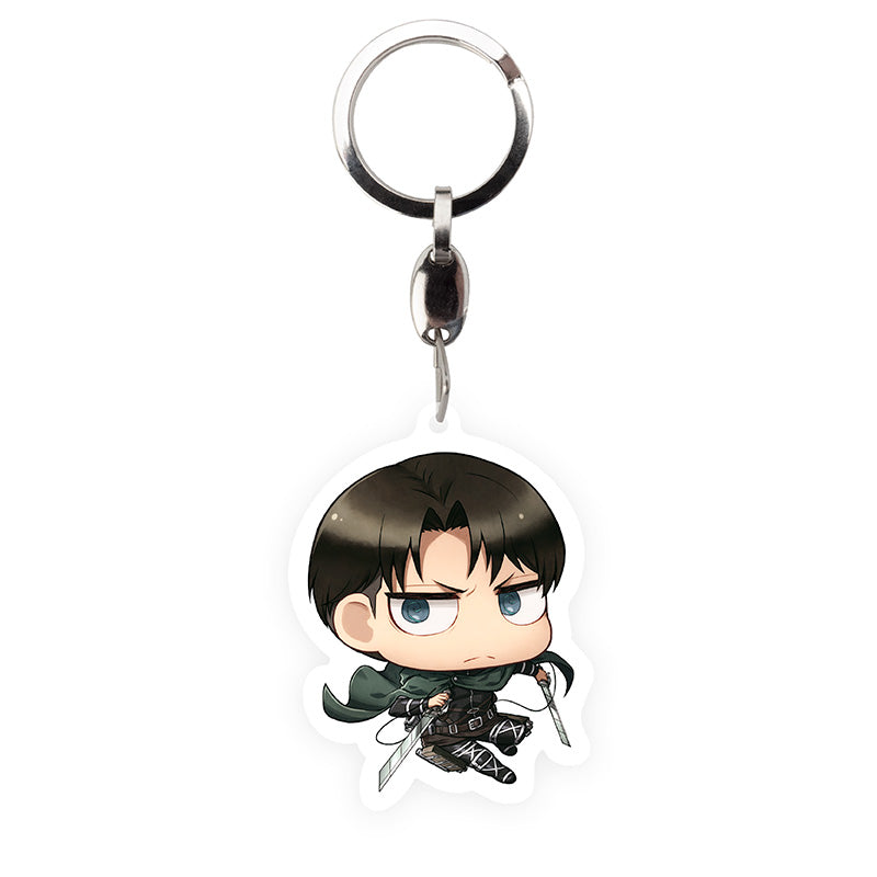 Silver Stainless Steel Anime Keychain, Packaging Type: Packet, Size:  24mm*80mm