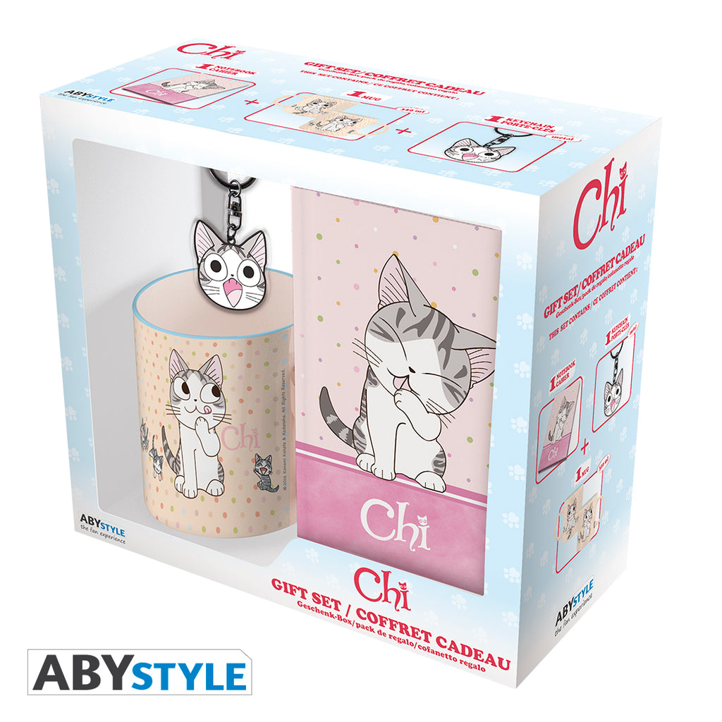 Chi's Sweet Home - Chi Cat-Lover's Gift Set (Includes Mug, Journal, and Keychain)