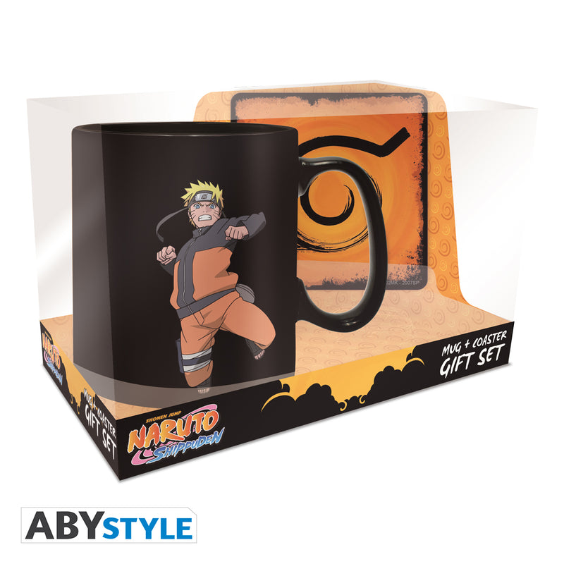 Naruto Shippuden - Naruto Clone Jutsu Magic Mug & Coaster Gift Set