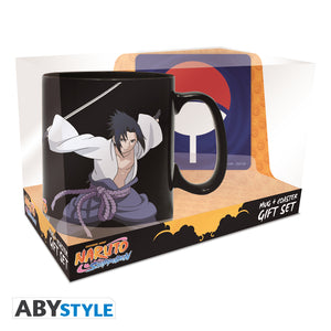 Naruto Shippuden - Naruto & Sasuke Magic Mug & Coaster Gift Set