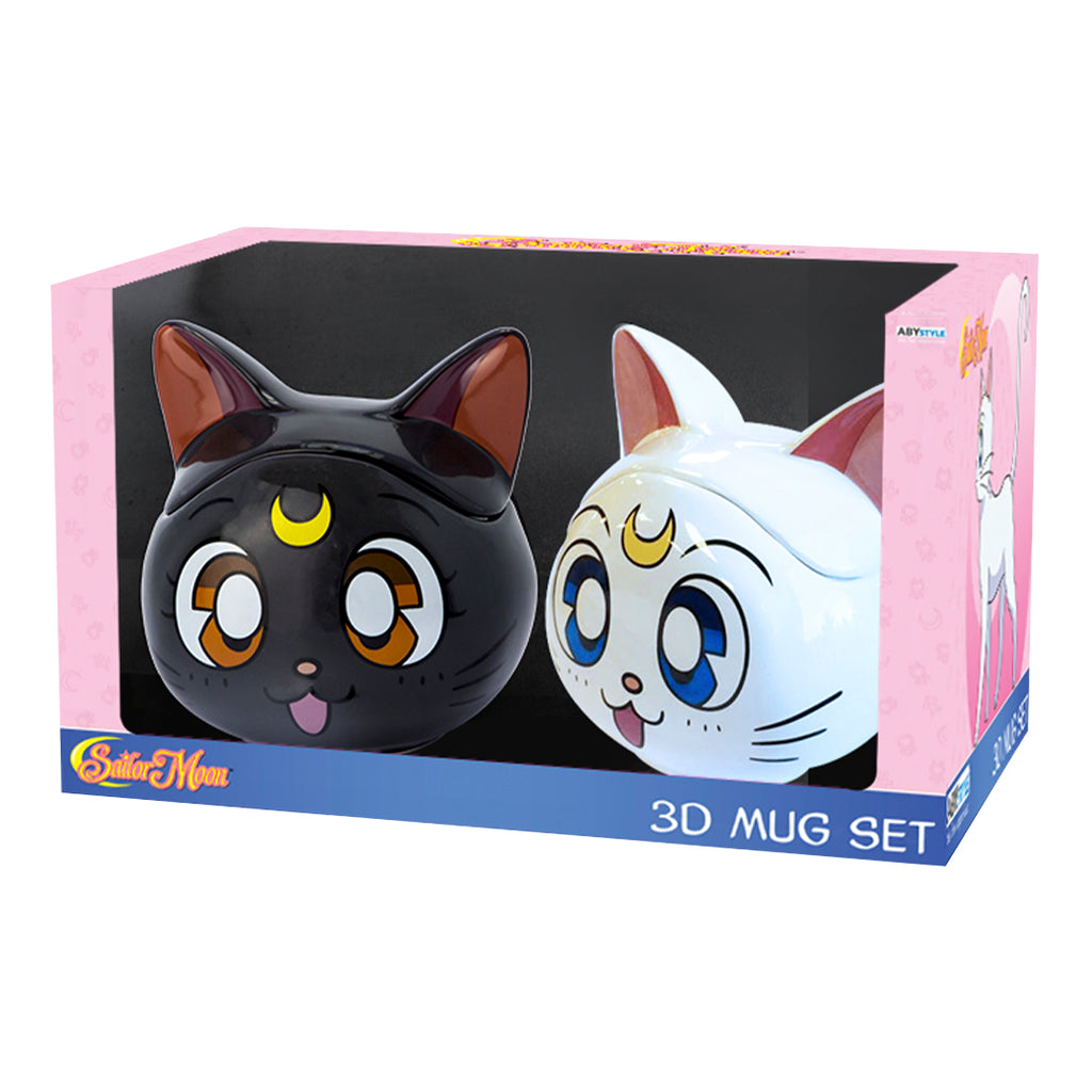 Sailor Moon - Luna & Artemis 3D Mug Gift Set