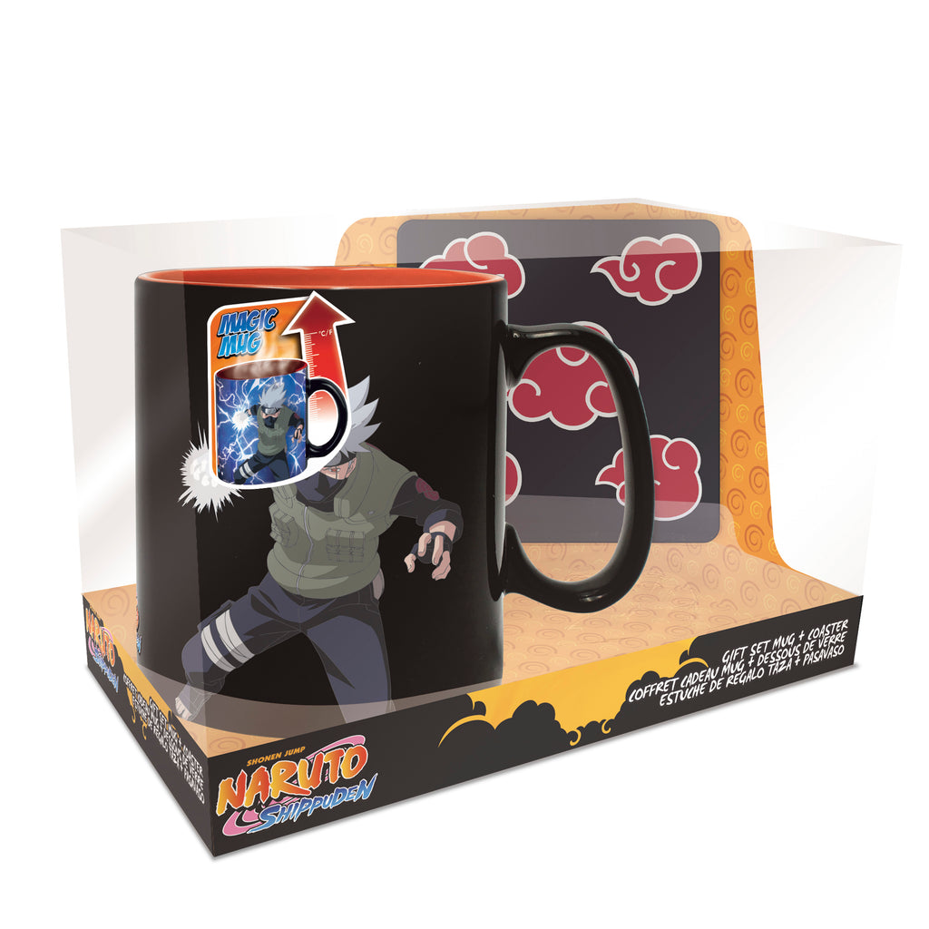 Naruto Shippuden - Sharingan Heat-Change Mug and Coaster Set