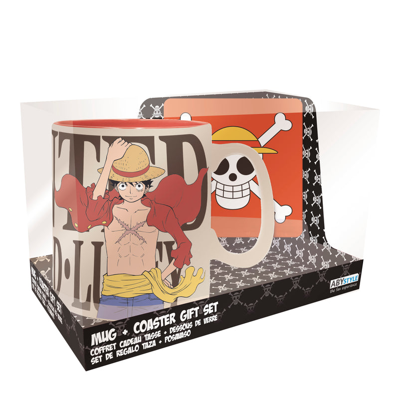 One Piece Luffy Mug & Coaster Gift Set