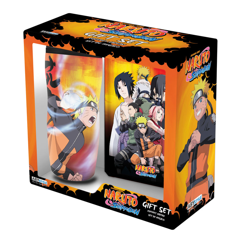 Naruto Shippuden Notebook & Tumbler Gift Set