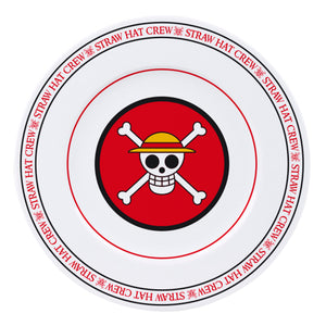 One Piece - 4-Pc. Pirate Emblems Plate Set
