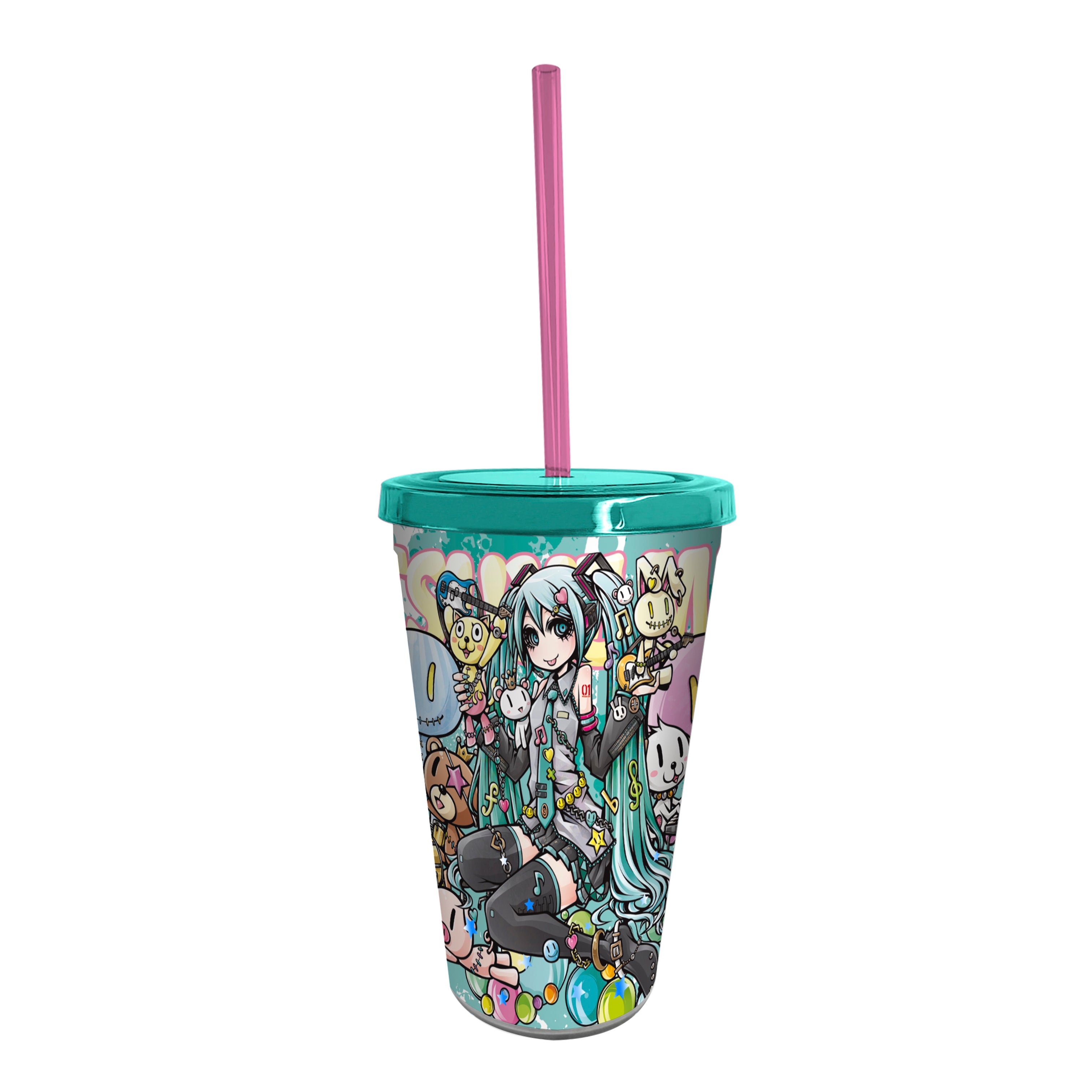 Hatsune Miku Band Plastic Tumbler 16 Oz. – ABYstyle USA